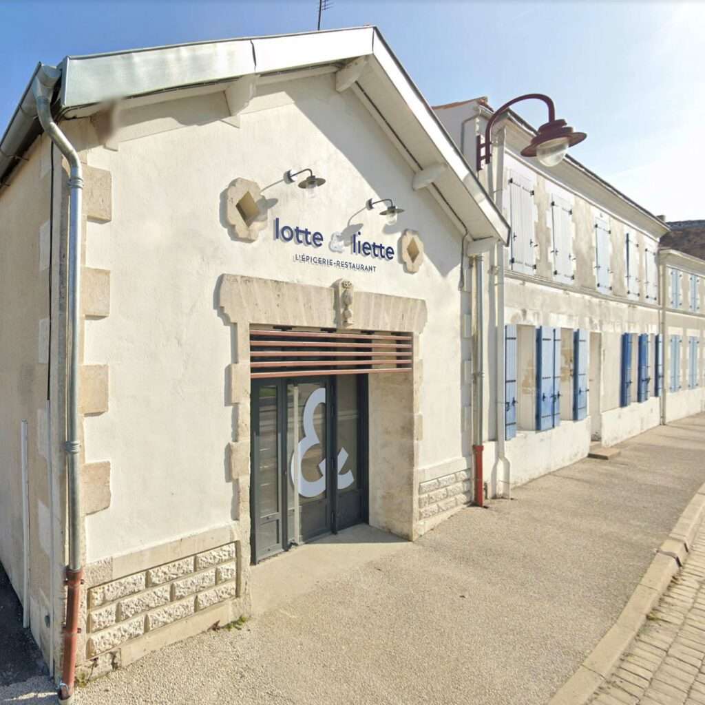 Enseigne de l'épicerie restaurant Lotte & Liette