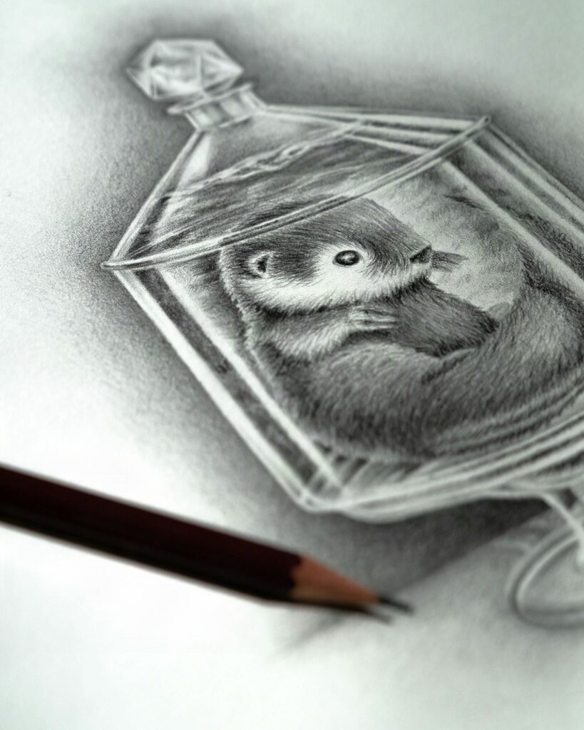 Illustration d'une loutre